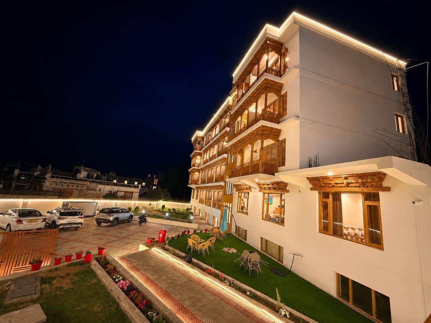 Exterior · Night facade